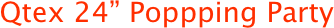 Qtex 24” Poppping Party